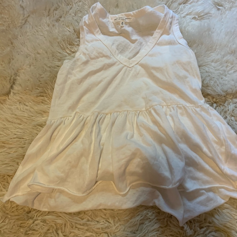 White tank shirt